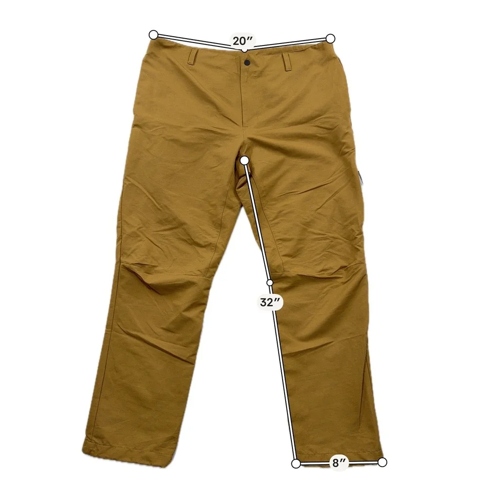 The North Face Project Pants Climbing Technical Chino Brown Mens 40 Short